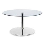COFFEE TABLE INDACHI  - CTR B GLAZED TOP TABLE GLASS 8 MM