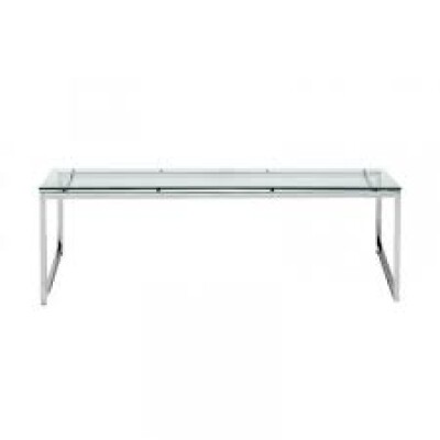 COFFEE TABLE INDACHI  - CTX GLAZED TOP TABLE GLASS 8 MM