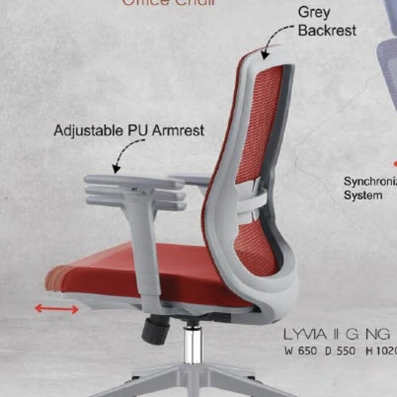 KURSI KANTOR INDACHI - LYVIA II G NG