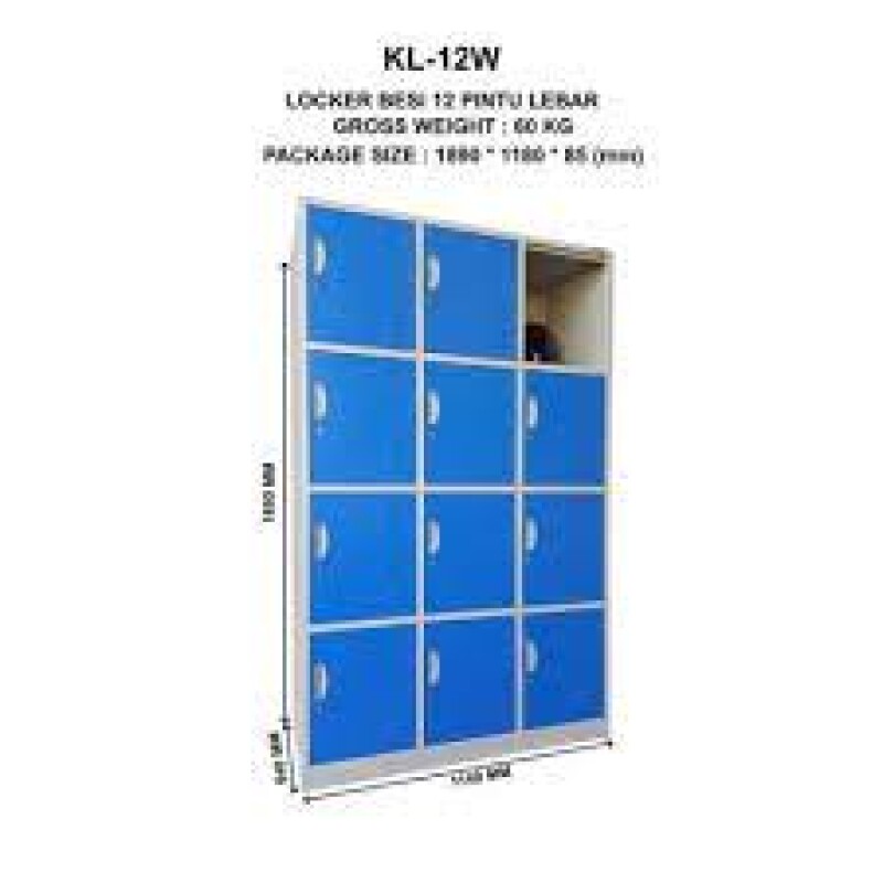 LOCKER KOZURE - KL 12 WX