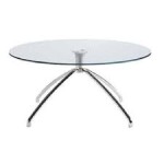 COFFEE TABLE INDACHI  - XP GLAZED TOP TABLE GLASS 8 MM